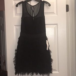 BCBGeneration Black Tulle Dress